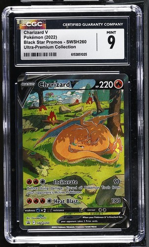Charizard V graded CGC 9 for sale on eBay