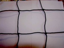 23' x 3' BLACK SQUARE MESH NYLON SOCCER HEAVY DUTY NETTING 4" 36 TEST 350 LB