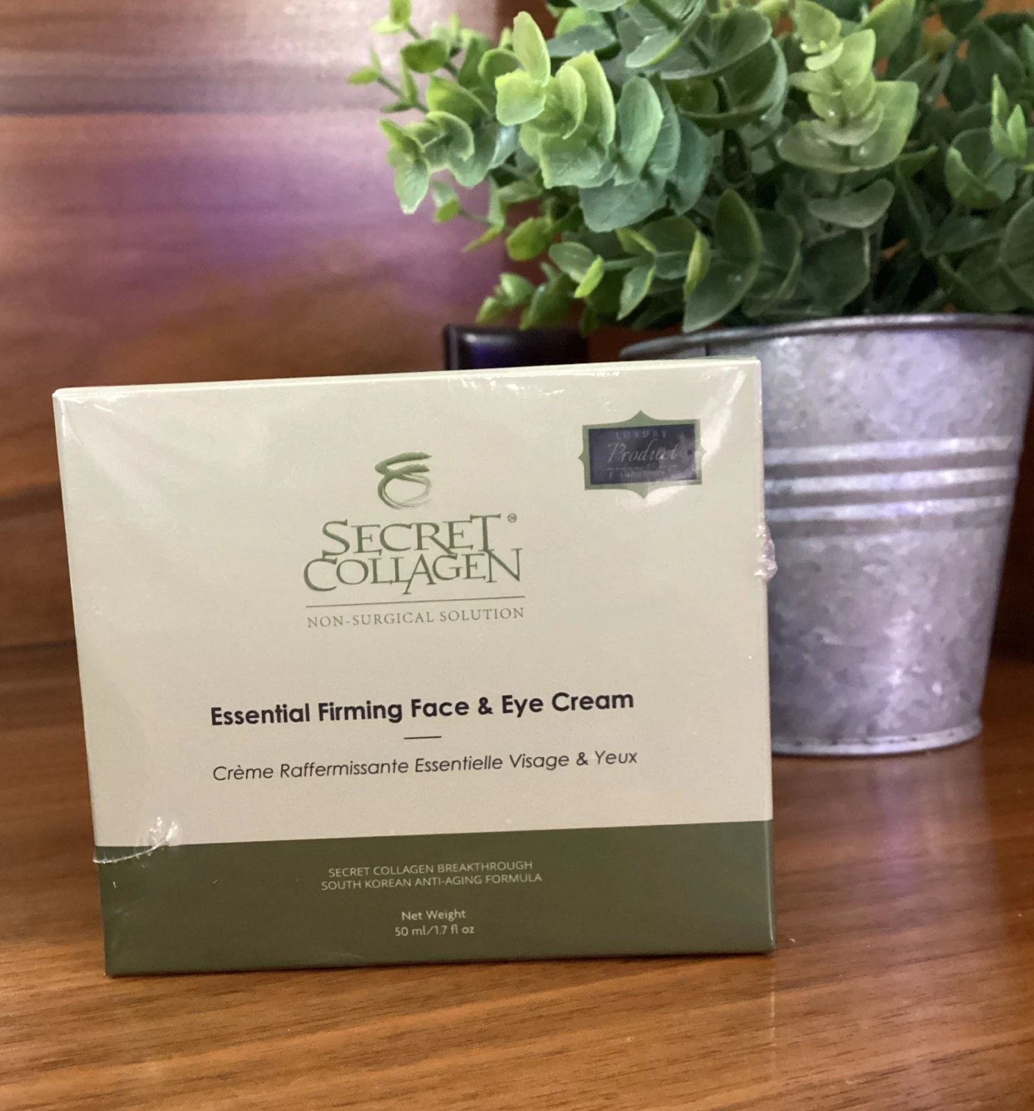 Secret Collagen Essentials Firming Face & Eye Cream NIB SEALED MSRP $590 AUTH