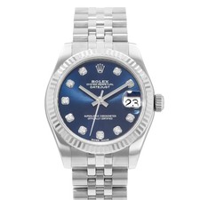 Orologio Rolex Datejust 31 178274 Factory Acciaio Diamante Blu Giubileo Donna 2015