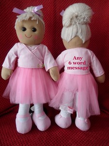 personalised ballerina doll