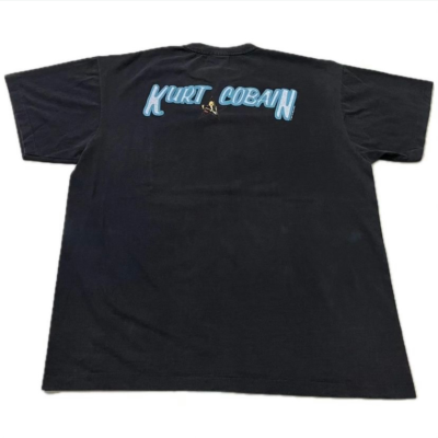 Vintage Nirvana Kurt Cobain Star Size L 90s Single Stitch Vintage Nirvana Kurt Cobain Star Size L 90s Single Stitch