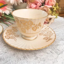Lenox LYRIC Cup & Saucer 24k Gold Made In USA