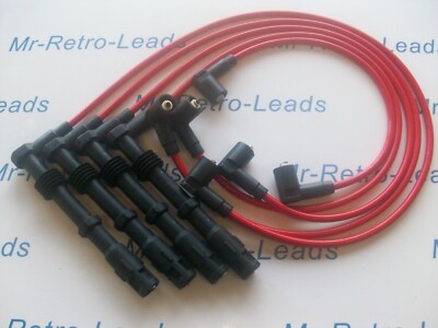 RED 7MM IGNITION LEADS GOLF GTi CORRADO IBIZA SCIROCCO 1.8 2.0 16V KR ABF HT