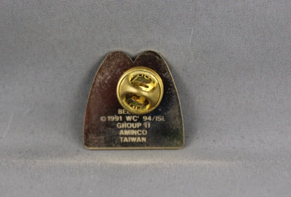 希少　マクドナルド　1994年製 サッカー ワールドカップ スポンサー バッジ 1994 World Cup of Soccer Pin - Team Belgium McDonalds Promo