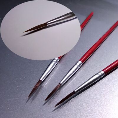 Steinschlag Pinsel 3 X mini feine Pinsel PKW Lack Reperatur Ausbesserung Kratzer