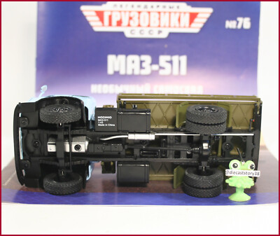 1:43 UDSSR SOVIET Belarus Russian MAZ-5551 Dump Truck Metall Neues