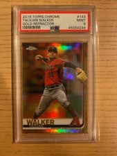 2019 Topps Chrome TAIJUAN WALKER /50 Gold Refractor #143 PSA 9
