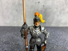 RARE - Elastolin Knight 8937 - Vintage 70mm Painted Toy Figure - Made in Germany