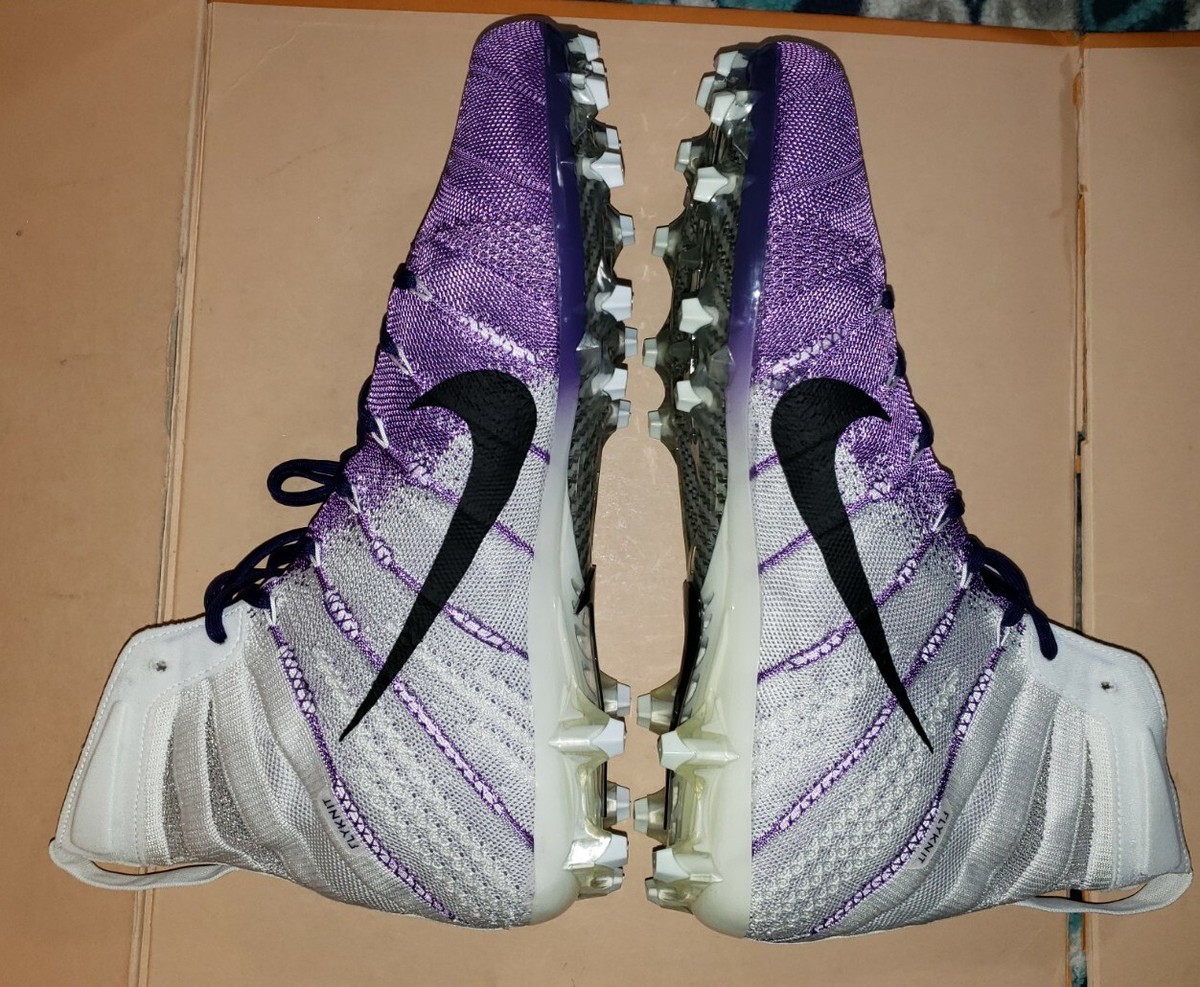 NEW NIKE VAPOR UNTOUCHABLE PRO TD 3 CLEATS - PURPLE / WHITE ?Restock? Nike Vapor Untouchable Pro 3 Price: $190-$215  main image 4