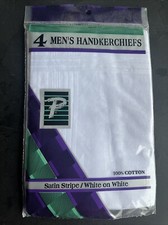 PARIS ACCESSORIES 4 MENS HANDKERCHIEFS NEW