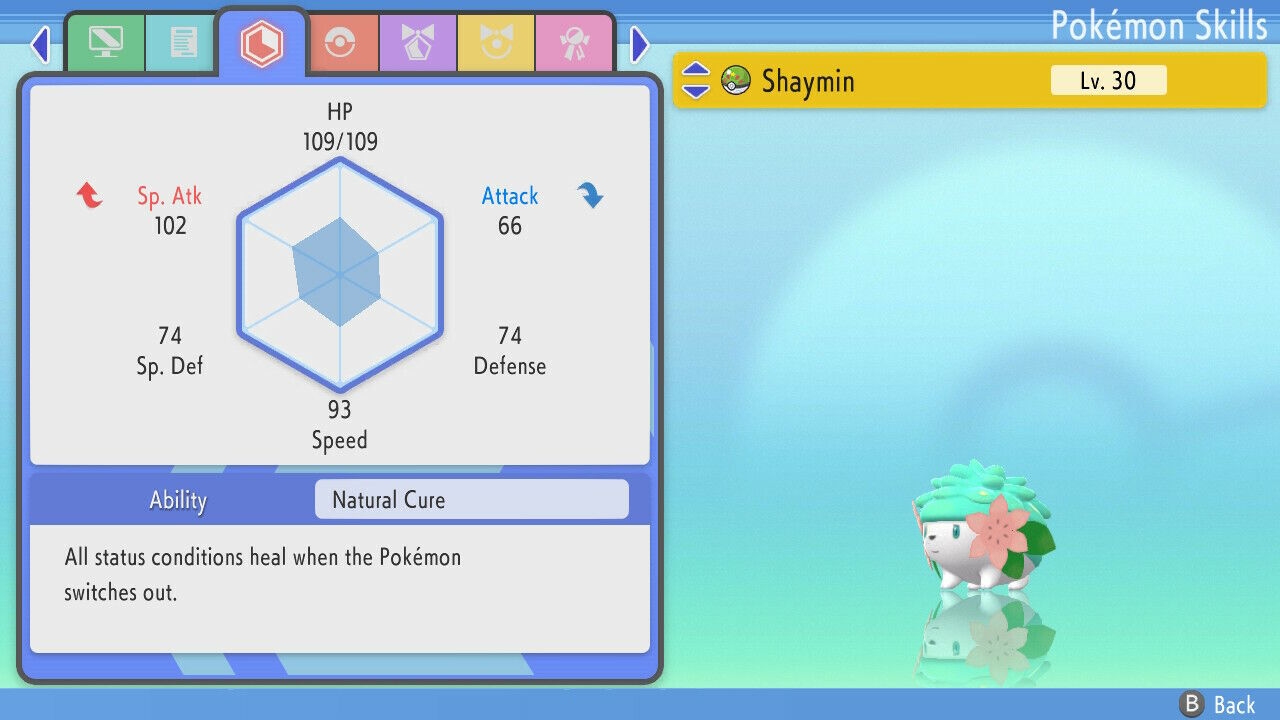 💎Pokemon Brilliant Diamond/Shining Pearl SHAYMIN✨Lv.30 LEGENDARY  UltraShiny 6IV 45496597801