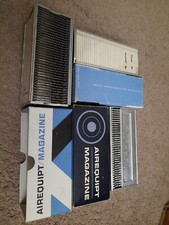 3 Vintage Airequipt slide magazine with boxes