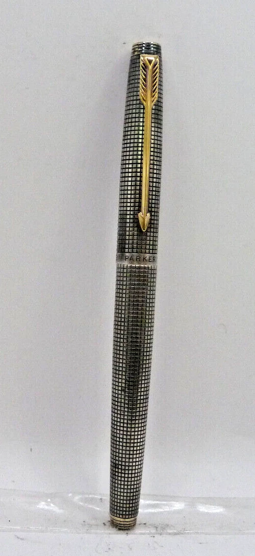 Parker Gold, 14K Nib Sterling Silver Collectible Fountain Pens for