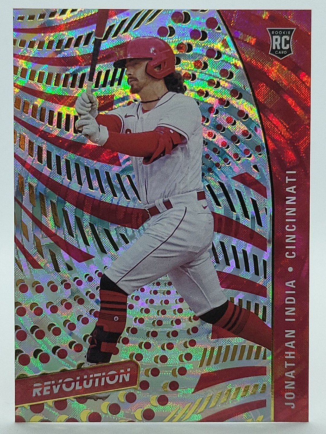 2021 Chronicles Jonathan India RC Revolution Fractal #39 Reds Free Shipping