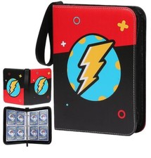 Trading Cards Album For Pokemon 400 Cards Game Binder Book Collection Folder