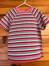 Tea Collection Kapu Beach Rash Guard EUC Girls Neon Pink Swim Top India Size 10