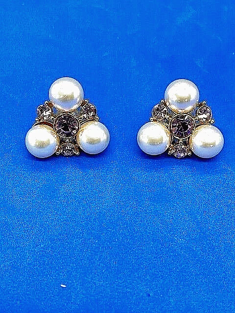 Серьги и браслеты Napier с надписью из искусственного жемчуга золотистого цвета - Изображение 2 из 4