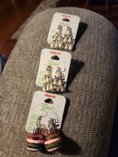Claire's Christmas 2 Pr. Penguins Cluster, Post Type 1-Ornaments Drop Earrings