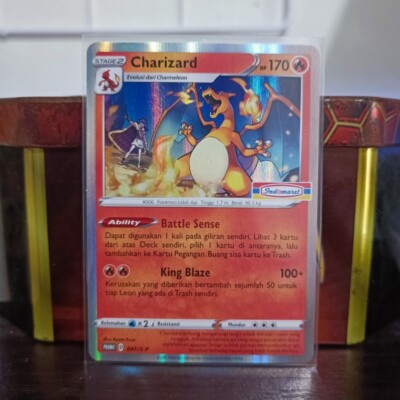 Indonesia Pokemon TCG Indomaret Series Charizard Limited Edition (Foil)  047/S-P