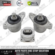 3pcs Engine Transmission Mount Kit fit Maserati Ghibli Quattroporte (14-17) 2WD