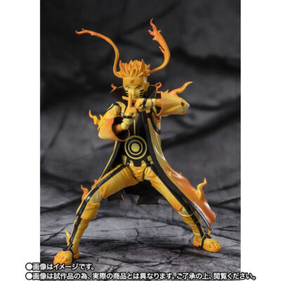 Premium BANDAI S.H.Figuarts Naruto Uzumaki Kurama Link Mode 145mm