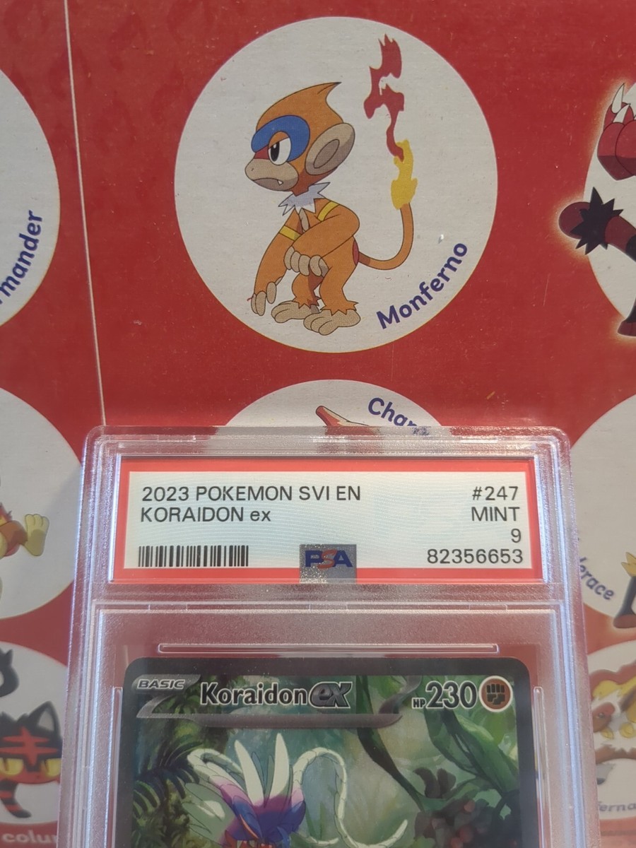 Koraidon EX 247/198 Illustration Alt Rare Scarlet & Violet PSA 9