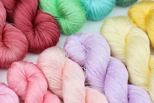 16silk tight twisted water ripple mulberry silk,hand-dyed embroidery silk thread - Picture 7 of 32