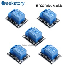 5PCS 1 CH 5V Relay Module Switch Relay Control Boards High level TTL for Arduino