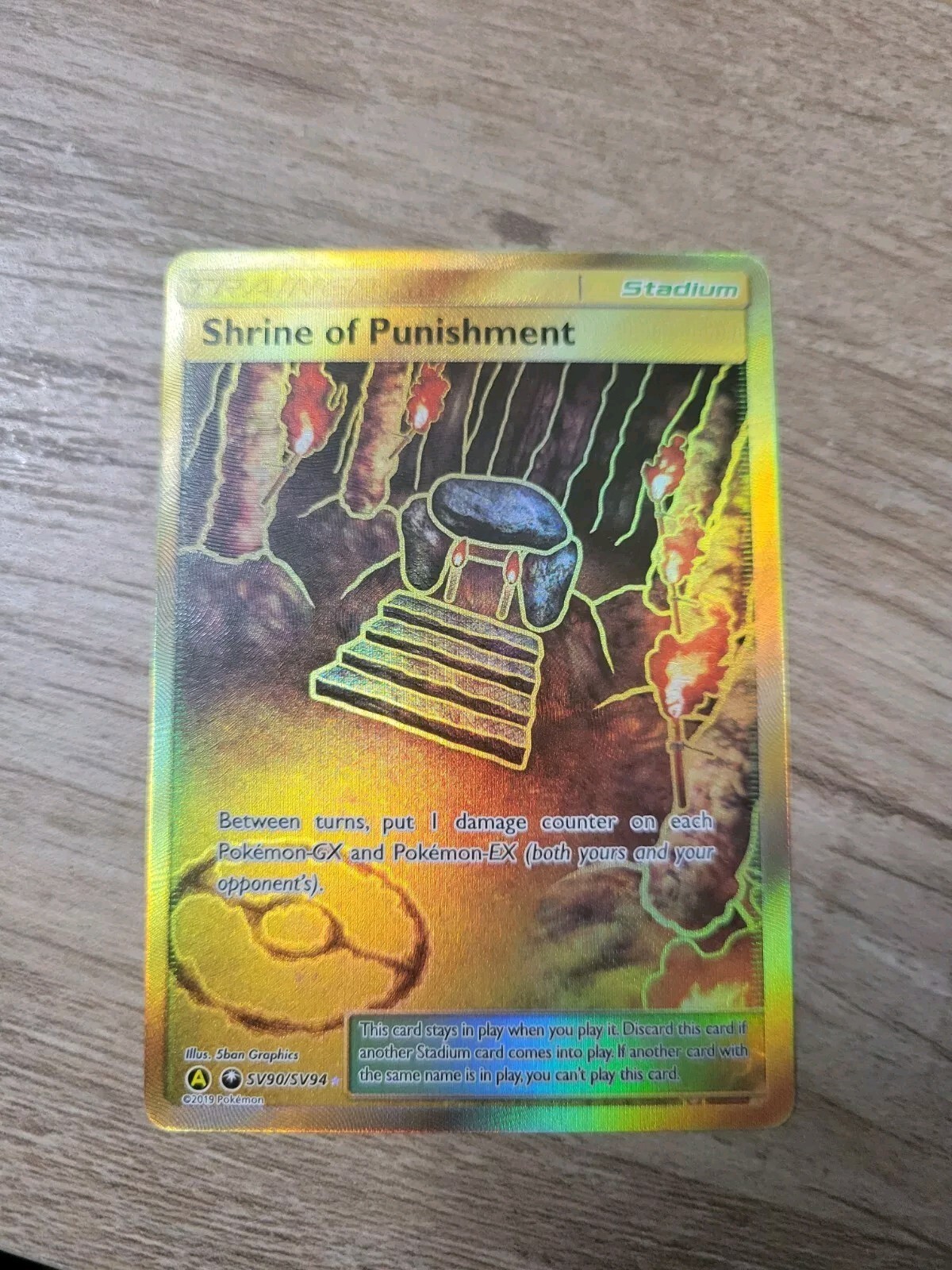 Pokémon TCG Shrine of Punishment Hidden Fates SV90/SV94 Holo Secret Rare