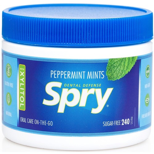 Spry Natürliche Pfefferminze Xylit Minzen, 240 Stück (3er Pack) - Bild 1 von 2