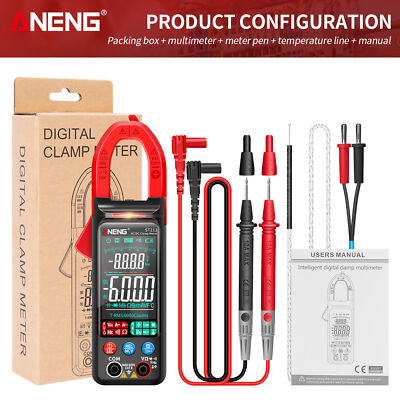 ANENG ST212 Clamp Meter Intelligent Digital Clamp Multimeter 6000 Counts J8L2