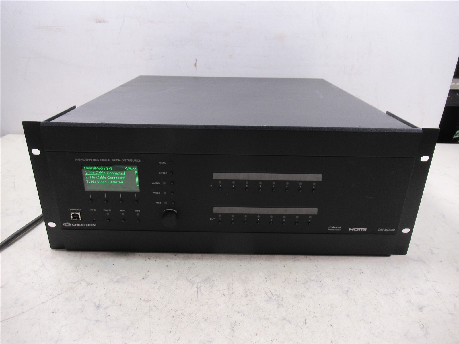 Crestron DM-MD8X8 High Definition Digital Media Distribution Loaded with Cards