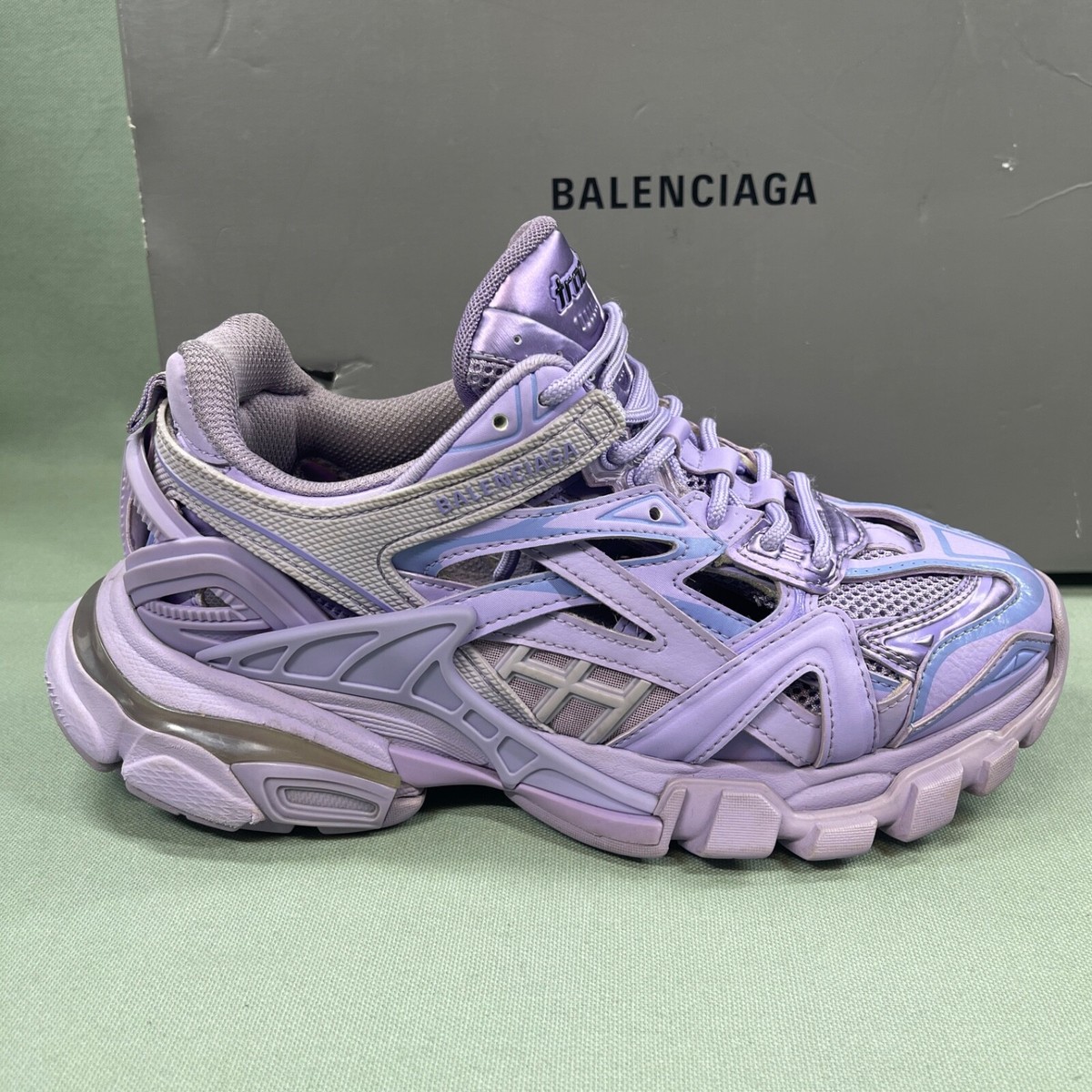 セール!!BALENCIAGA★568615 Balenciaga Track 2.0 Size 37EU 568615 'Lilac' Purple W