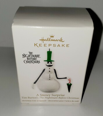 Hallmark Keepsake Ornament 2011 Nightmare Before Christmas A Snowy Surprise NIB