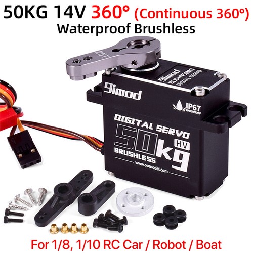 9imod Brushless Servo 50KG 45KG 35KG 25KG Metal Gear for RC Car Truck Boat Robot - Picture 35 of 45