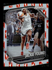 2025 Panini WNBA Dicks Exclusive Logo Prizm Jackie Young Las Vegas Aces #23