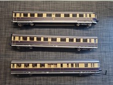 Lima AC scala HO 3x carrozze passeggeri Henschel Wegmann con carrozza ristorante buone condizioni 