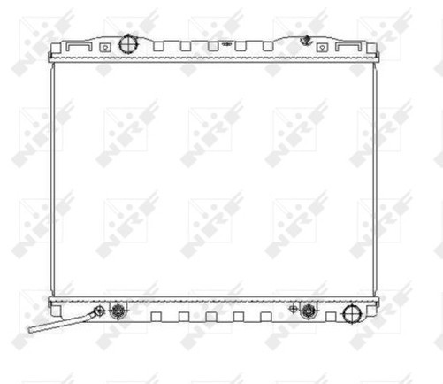 NRF 53366 MotorküHler FüR KIA Aluminium HartgelöTete KüHlrippen-image