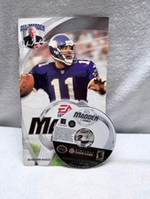 Madden 2002 Football Nintendo GameCube Good Used Condition Game & Manual Only