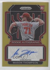 2022 Panini Prizm Rookie Gold Prizm 1/10 Mason Thompson #RA-MT Auto 07rd