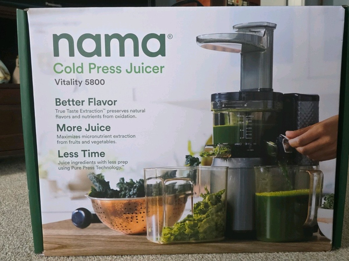 Nama J1 Vitality 5800 Cold Press Juicer SJ100, Gray - Works great