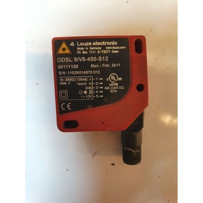 Leuze Electronic ODSL 9/V6-450-S12 Optical Distance Sensor
