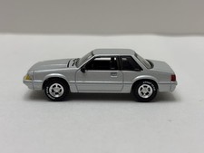 Greenlight ULTRA RARE 1988 Ford Mustang LX 5.0 Notch Back Fox Body 2020 Silver