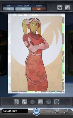 Star Wars Card Trader Galaxy 2023 Hera Syndulla WOSW Atomic Epic