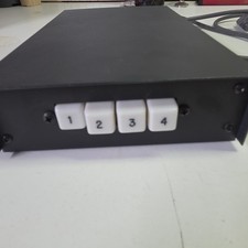 Pelco 4-position analog CCTV video switcher Tested Working