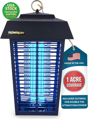 Bug Zapper Outdoor 1 Acre Coverage 40W UV Bulb 5600V Electric Insect