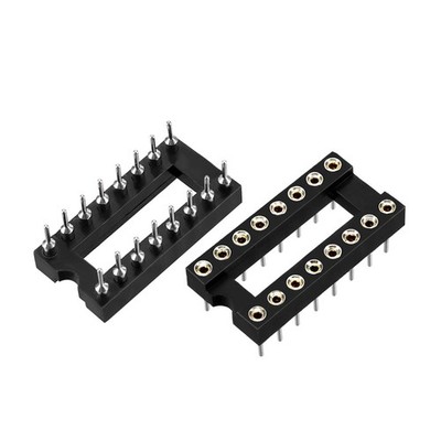 10 Pcs  IC Chip Socket Adapter Soldering DIP 2.54mm Pitch 7.6 Row Pitch