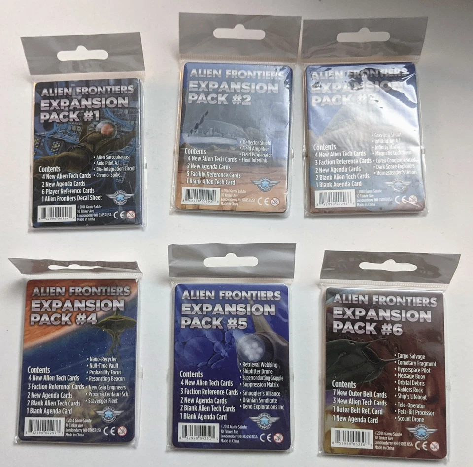 Alien Frontiers - Juego de Mesa + Packs de Expansión #1-6 - 100% Completo Foto 4 de 4