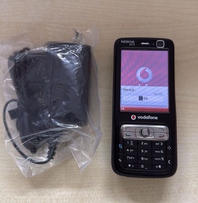 Nokia N73-1 RM-133 Schwarz , Top Zustand, Händler, Geprüft, Garantie, Komplett